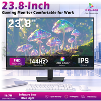 Monitor gamingowy KTC H24B9S-2 144Hz, 23,8-calowy wyświetlacz FHD IPS, 178 ° Szeroki kąt widzenia, 113% SRGB, 16,7M kolorów, niskie emisje niebieskiego światła, 280 cd/m², HDMI i VGA, mocowanie VESA