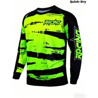 RACING Motorcycle Downhill Long Sleeved Quick Drying Shirt, Suitable for Off-road Mountain Bikes and Cycling T-shirts