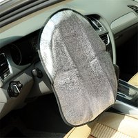 1Pcs Keep Your Car Cool & Protected - Steering Wheel Sun Shade Cover Fits All SUVs, Trucks & Cars