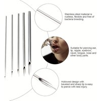 Sterile Disposable Tattoo Piercing Needles 14/15/16/18/20G Hollow Piercing Tool for Ear Nose Navel Eyebrow Tattoo Accessories