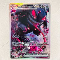 DIY Pokemon Gengar VSTAR 052/250 Holographic Texture Cards English Version Perfect Condition Classic Anime Collectible TCG