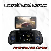 Retroid Dual Screen Add-on 5.5 inch OLED Back Clip Screen For Retroid RPmini V2 RP4Pro Pocket 5 RP5 Extended Display Screen Hot