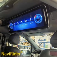 New Arrival 29" Touch Screen Android Center Rearview Display Car Roof Monitor Car Hud Display For Toyota Hiace For Benz V Class