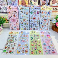 8/48pcs Kawaii Crayon Shin Candy Sticker 3d Glue Handbook Material Decoration Diy Mobile Phone Case Waterproof Sticker Gift
