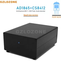 R2R NOS AD1865+CS8412 Architecture Audio decoder 6N11+6Z4 Tube DAC SILVER/BLACK (Optional)