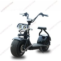 New Adult Two-Wheeled Off-Road Electric Scooter, Large Wide Tire Battery Motorcycle