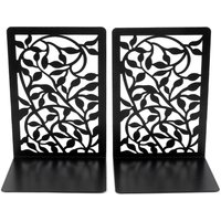 2Pcs Coil Around Treelike Desktop Bookends Gift for Book Lovers Office Desktop Home Bookends Iron Book Ends Office Supplies