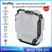 SmallRig Kamera-Cage für Sony Alpha 7R V / 7 IV / 7S III / 1 / 7R IV / 7 V mit Vertikalgriff VG-C4EM und 1/4"-20 Gewindebohrungen -6114