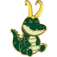 Cute Crocodile Enamel Pins Animal Pin Badge on Backpack Lapel Brooch Costume Accessories Fashion Jewelry Friends Gift