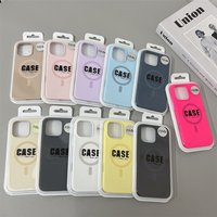 Official Same Original Liquid Silicone Phone Case for iPhone 17 16 15 14 13 12 Pro Max Magsafe Wireless Charging Magnetic Cover