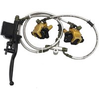 Front Disc Brake Master Cylinder Hydraulic Caliper Assembly for Chinese 50cc 70cc 90cc 110cc 125cc ATV Quad