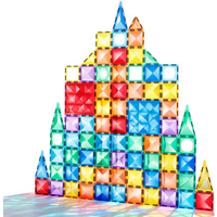 Magnetic Tiles Magnetic Building Blocks Creative Architect Toys Educational Toy for Boys and Girls Children's Toy