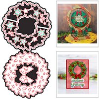 2025 New Christmas Wreath Metal Cutting Dies For DIY Craft Making Paper Decoration Greeting Card Album and Scrapbooking