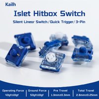 Kailh Hitbox Switch Silent Linear MINI Low Profile Deep Sea Islet Swithes For RGB Gaming Mechanical Keyboard Hitbox Controller