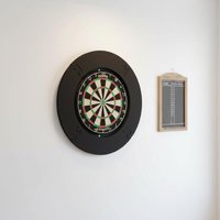 EVA Dartboard Surround 4Pcs Set 18in Jigsaw Secure Protection Ring Removable Lightweight for Office Entertainment