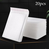 20 Pieces Per Package - White Bubble Bags. Waterproof and Explosion-proof. Suitable for Transporting Fragile Items.