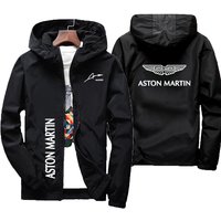 AliExpress AstonMartin 2026 Best-selling Aston Martin Racing Team Spring and Autumn Jackets - Unisex Windproof Sportswear, Outdoor Fashion Cycling Clot