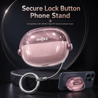 For SHOKZ OpenDots ONE E310 Case TPU Protective Cover with Lock Buckle Shockproof Earbuds Charging Case Shell