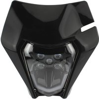 AliExpress NONE Motorcycle LED Headlight Plate for KTM EXC XC SX MX XC 125 250 300 450 Supermoto Enduro Universal Dirt Bike Headlights