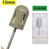 13×19mm Diamond Nail Drill Polishing Bit – Pedicure Cap for Callus Remover, Foot Care Tool, Nail Drill Accessories