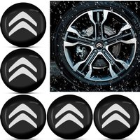 4pcs 56mm Car Wheel Center Hub Cap Badge Logo Emblem Decal Wheel Sticker For Citroen C1 C2 C3 C4 C5 C6 C8 C4L DS3 Accessories
