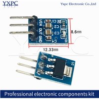 10pcs miniature DC 5V to 3.3V Step-Down Power Supply Module AMS1117-3.3 LDO 800MA AMS1117-3.3V