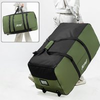 Outdoor Camping Picnic Equipment Storage Box, Tent Supplies Storage Box with Wheels, Large-Capacity Oversized Travel Bag