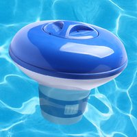 Floating Pool Automatic Chlorine Tablet Dispenser Pool Spa Floating Pill Disinfecting Box Floating Chlorine Dispenser