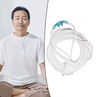 2M Medical Hydrogen Oxygen Tube Oxygen Nasal Cannula Tube O2 H2 Breathing Silicone Nasal Oxygen Tube Without Water Trap Tool