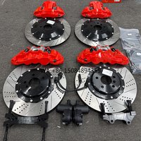 AP8520 6Pot Rear EPB 4Pot Brake Caliper Kit, Drilled Brake Rotors, Big Brake Refit, Auto Performance Mod Parts