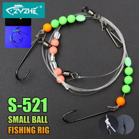 ZYZHE 1pc Wishbone Rig Sea Fishing Rigs Double Hook with Buoyancy Ball Ideal For Flounder Plaice and Dabs Saltwater Fishing Rigs