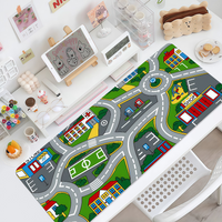 Cartoon Game Road City Mouse Pad MousePad Non-slip Lockedge Office Student Gaming Thickened Large Writing Pad Cushion