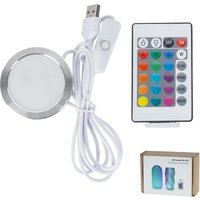 Remote Control RGB LED Lamp Kit 001 for Bambu Lab Multicolor RGB Makerworld 3D Printed DIY Model Spare Parts 5V USB Powered