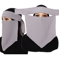 Niqab Short Pinch Eye Breathable Nida Eid Ramadan Wholesale Muslim WomenHijab Saudi Face Cover Veil Niqab