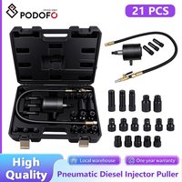 Extracteur pneumatique d'injecteurs diesel Degreat avec divers adaptateurs pour retirer les injecteurs de carburant bloqués dans les moteurs diesel