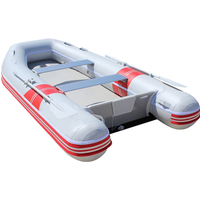 PVC Folding Single Inflatable Belly Boat 170 Lightweight Sport Yacht for Sea Fishing & Surfing