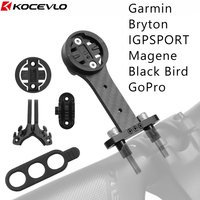 AliExpress kocevlo KOCEVLO Bike Stem Extension Carbon Computer Mount Holder Rack for GPS/Cycling Computer/Camera/Light Bicycle Accessories