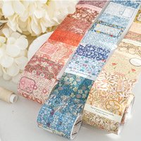 Maurice's Flower Paper Series Vintage Plant Floral Pattern Landscape Tape Creative DIY Journal Material Collage Stationery