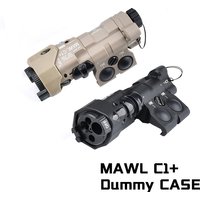 Mawl Non-Functional Dummy Battery Box Flashlight Laser Cosplay Ornament for 20mm Picatinny Rail Compatible with Toy Guns Airsoft