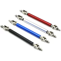 Universal Car Splitter Rods Racing Adjustable Front Rear Bumper Lip Support Strut Brace Tie Pull Bar Kit 75/100/150/200mm