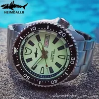 Heimdallr Men Diving Watch NH36 Automatic Mechanical C3 Super Luminous Sapphire Glass 200M Waterproof 316L Steel Watch For Men