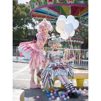 New Fiesta Carnival Halloween Cos Cosplay Circus Fairy Tale Opening Lolita Skirt LO Skirt
