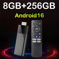 2026 Q12 Mini TV Stick Android 16 8K 8GB 32GB 128GB 256GB Pilot głosowy Google Assistant BT6.0 Android16 Odtwarzacz multimedialny Set Top Box