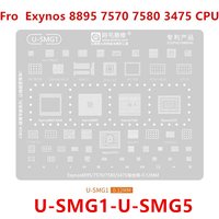 Amaoe U-SMG1 - U-SMG5 BGA Reballing Stencil For Samsung Exynos 9820 9610 880 990 2100/2200/8895/7870/3475/9610/990 E9925 et