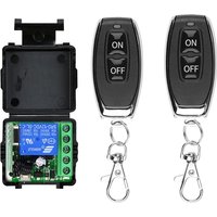 RF 433Mhz Remote Control Wireless Switch DC 12V 1CH RF 10A Relay Receiver and 2CH Transmitter For Door Electromagnetic Lock