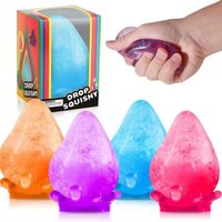 Children's and adults' stress relieving tool - block cheese, creative dog face changing, water droplet shape, kneading music
