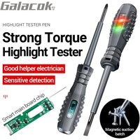 Multifunctional Electrician Test Screwdriver AC Non-contact Induction Test Pen Voltage Tester 12-250V Red Green Lights