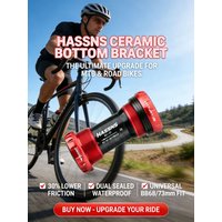 AliExpress NONE Ceramic Bottom Bracket BB68 BB92 68 73mm Threaded Bearings 1.37x24 TPI for MTB and Road Bikes