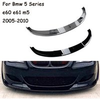 Spoiler de pare-chocs avant pour BMW Série 5 E60 E61 M5, protection inférieure de pare-chocs avant, lame séparatrice 2005 2006 2007 2008-2010