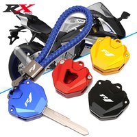 2023 New Motorcycle Accessories CNC Key Cover Key Case Shell and Keychain For Yamaha YZFR1 YZF-R1M YZF R1 R1M R1S With Logo R1